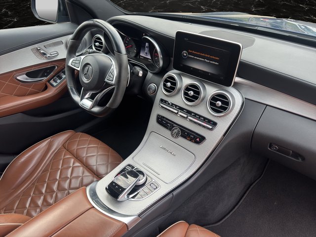Mercedes-Benz C 63's AMG Braun DESIGNO LEDER~NAVI~SHZ~LED~TOTELWINKELASISTEN~AUTOMATIK~PANO~360G~ Jungstern 12 Monate inkl. - bilder 14