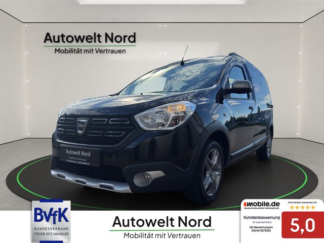 Dacia Dokker Stepway Plus TCe 1.3 Benzin~R-KAMERA~KLIMA~NAVI~AHK~PDC~TEMPO~SHZ~DACHREHLING~TÜV und AU NEU sehr sauber gepflegt - bilder 1