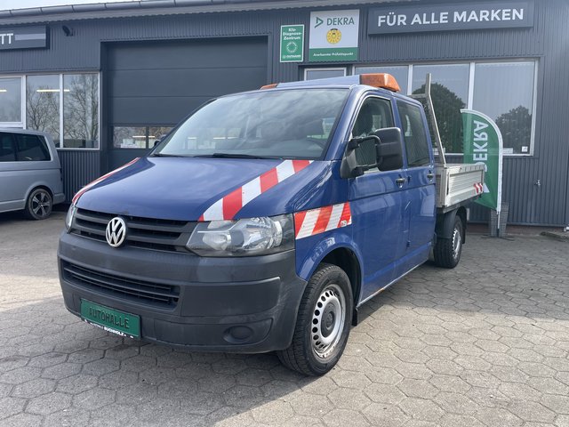 Volkswagen T5 Transporter Pritsche~KLIMA~AHK~SERVO~ZENTRAL~5 x Sitzer~LKW Zulassung Pritsche Doppelkabine - bilder 1