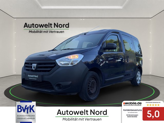 Dacia Dokker Ambiance~1.6 Benzin~Servo~AHK~el. FH~2x Schiebetür~Sitzbank ist dabei~EURO5~Motor + Getriebe TOP !!! TÜV bis 05.2027 Die hintere Sitze sind inkl. dabei … - foto 1