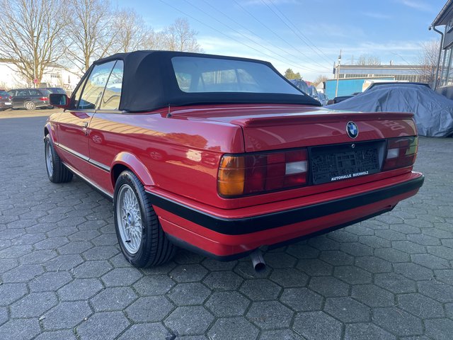 BMW 318i Cabrio E30 Edition Exclusive 1a ZUSTAND wie neu~Klima~Cabriole DACH ist neu~SHZ~Servo~ZV~Leder~el.FH~Alu~orig.km~ - bilder 5