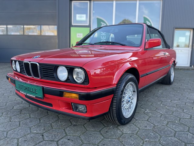 BMW 318i Cabrio E30 Edition Exclusive 1a ZUSTAND wie neu~Klima~Cabriole DACH ist neu~SHZ~Servo~ZV~Leder~el.FH~Alu~orig.km~ - bilder 1