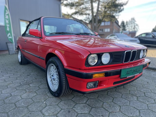 BMW 318i Cabrio E30 Edition Exclusive 1a ZUSTAND wie neu~Klima~Cabriole DACH ist neu~SHZ~Servo~ZV~Leder~el.FH~Alu~orig.km~ - bilder 3