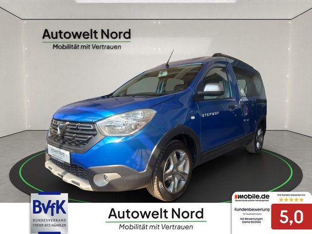 Dacia Dokker Stepway Celebration~NAVIGATION~TEMPOM~KLIMA~R-KAMERA~DACHREHLING~CARPLAY~BLUETOTTH~TOUCHCREM~AHK~TÜV NEU sehr sauber und gepflegt - foto 1