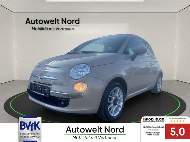 Fiat 500C 1.2 Lounge~CAPPUCCINO~el.Cabriole~el.FH~Alu~Klima~Teilleder~PDC~Servo~EURO 4 (Grüneplakette)~INSP-TÜV NEU Cabriole / Braun / Alu / Winterreifen/ Tüv u. Inspektion neu - foto 1