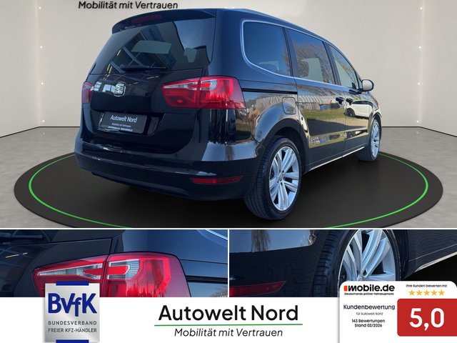 SEAT Alhambra Style~DSG~7 SITZER~PANO~F1 SCHALTUNG~TEMPO~SELBSTPARKEN~KLIMAAUTOM.~SHT~AUTOMATIK~XENON~KURVENLICHT~PDC~NAVI~R-KAMERA~AHK~TÜV NEU~INSP.NEU el. Seitentür öff-schließen - Sportliche Sitze - foto 5