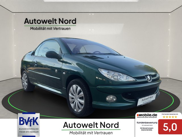 Peugeot 206 Cabriolet CC Platinum Leder Klimaautomatik~ALU~SERVO~CABRIOLE DACH Funktioniert einwandfrei! CC Roland Garros - foto 3