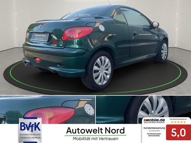 Peugeot 206 Cabriolet CC Platinum Leder Klimaautomatik~ALU~SERVO~CABRIOLE DACH Funktioniert einwandfrei! CC Roland Garros - foto 5