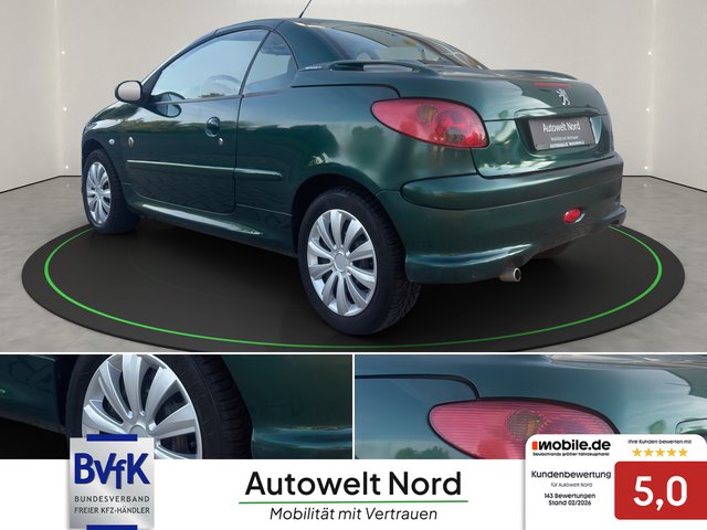 Peugeot 206 Cabriolet CC Platinum Leder Klimaautomatik~ALU~SERVO~CABRIOLE DACH Funktioniert einwandfrei! CC Roland Garros - foto 7