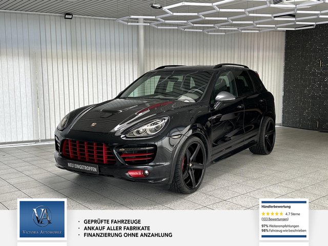 Porsche Cayenne Turbo Scheckheft gepflegt Leistungssteigerung Memory Sitze