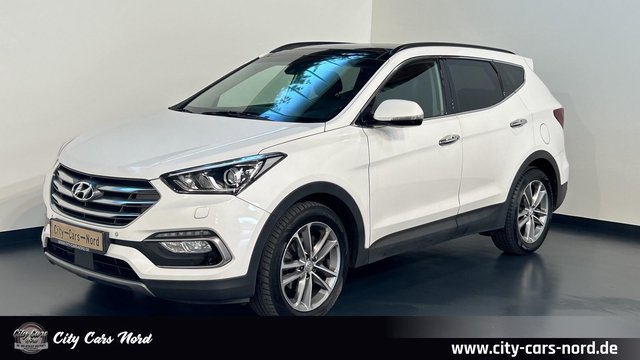 Hyundai SANTA FE blue Premium 4WD-PANO-ACC-TOTW-MEMORY - photo 1