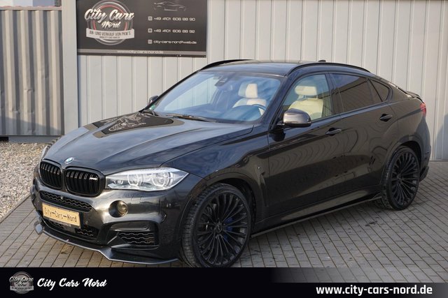 BMW X6 M50D CARBON-360-DIGITAL-HUD-ACC-H&K-GSD-ST.HZ - bilder 1
