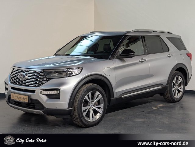 Ford Explorer Platinum Plug-in-Hybrid 4x4 360°+PANO Gebrauchtwagen Kaufen | EZ 02/2021 | Preis 34.999 €