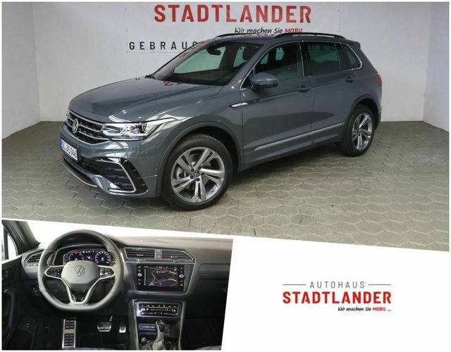 Volkswagen Tiguan 2.0 TDI DSG 4Motion R-line R-Line / PANO / AHK Used vehicle for sale | First registration 07/2021 | Price 46.300 €