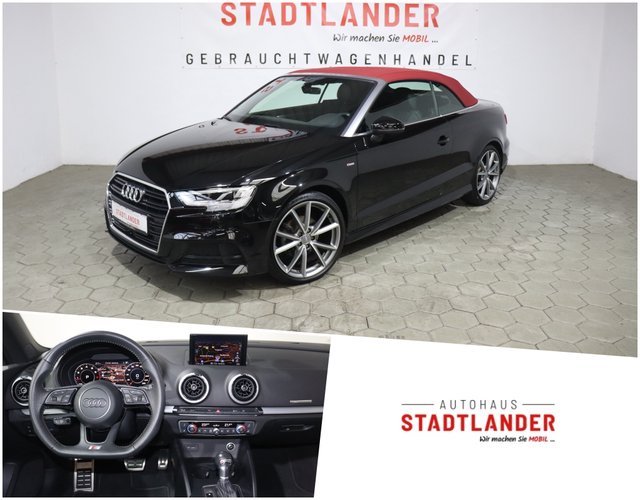Audi A3 Cabriolet S-Line / Virtual / Nackenheizung Gebrauchtwagen Kaufen | EZ 07/2018 | Preis 30.990 €