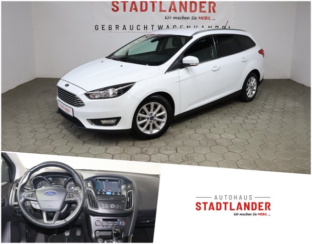 Ford Focus Turnier 1.5 TDCi Titanium Navi LEDER Kamera Gebrauchtwagen Kaufen | EZ 11/2017 | Preis 14.200 €