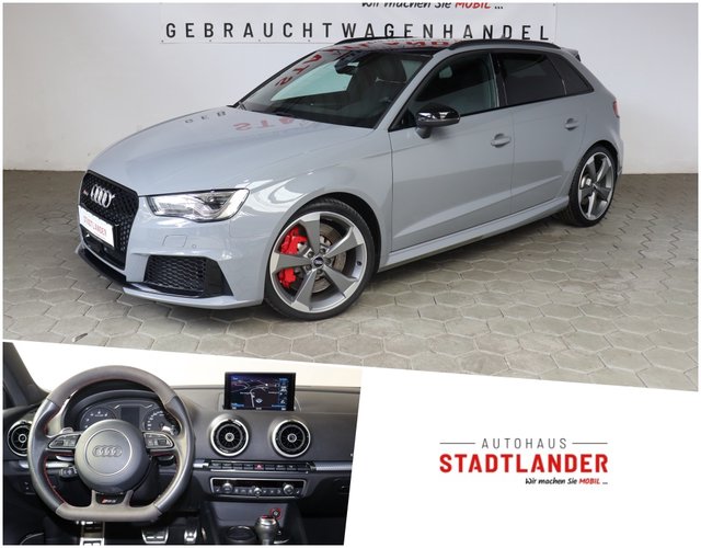Audi RS3 Sportback quattro / DAB / Pano / B&O / Navi Used vehicle for sale | First registration 09/2016 | Price 38.900 €