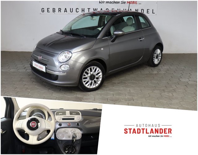 Fiat 500 Lounge 1.2 PANO KLIMA AUTOMATIK PDC Used vehicle for sale | First registration 05/2014 | Price 8.990 €