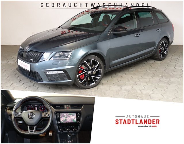 Skoda Octavia Combi RS 245 LED NAVI AHK CAM Gebrauchtwagen Kaufen | EZ 09/2019 | Preis 22.990 €