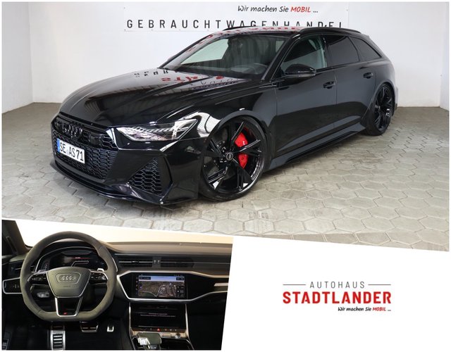 Audi RS6 Avant 305 km/h Keramik Aktionspreis bis zum 12.12.23! 4.0 TFSI quattro NAVI B&O PANO Year-old for sale | First registration 05/2023 | Price 127.990 €