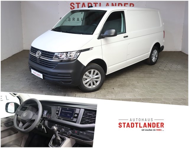 Volkswagen T6.1 Transporter Kasten Flügeltüren CARPLAY PDC AHK Year-old for sale | First registration 05/2024 | Price 38.490 €