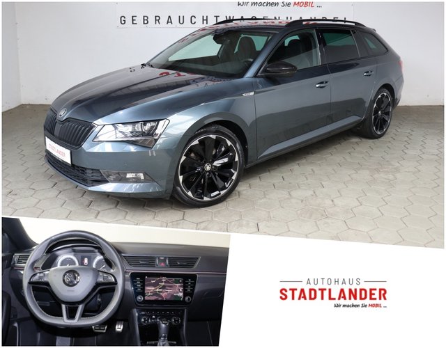 Skoda Aktionspreis bis zum 16.06.2023 Superb Combi SportLine 4x4 Xenon / Canton / Alcantara Used vehicle for sale | First registration 05/2019 | Price 24.990 €
