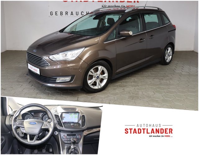 Ford Grand C-Max Titanium Aktion bis 30.11.23 1.0 EcoB. NAVI 7-Sitze SHZ Gebrauchtwagen Kaufen | EZ 09/2015 | Preis 10.490 €