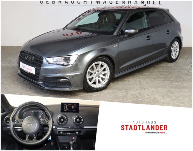 Audi A3 Sportback S-line Style 2.0 TDI XEN GRA PDC Used vehicle for sale | First registration 09/2015 | Price 14.990 €