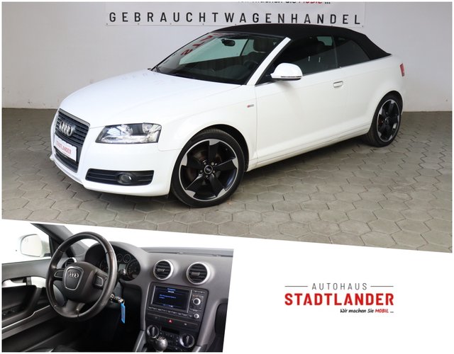 Audi A3 Cabriolet 2.0 TDI Ambition S-Line LEDER+NAVI Gebrauchtwagen Kaufen | EZ 03/2009 | Preis 6.990 €