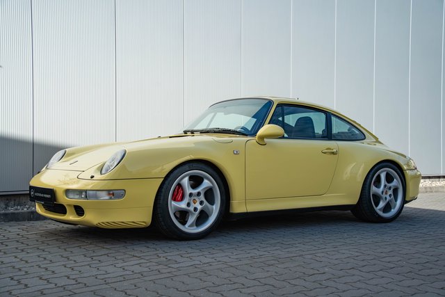 Porsche 911/993 Carrera 4S pastellgelb 26.225km German car Gebrauchtwagen Kaufen | EZ 05/1998 | Preis 215.890 €