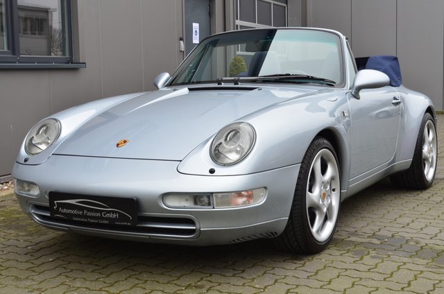 Porsche 911 / 993 Carrera Cabriolet /  Dt.-Fzg TOP Zustand SH Gebrauchtwagen Kaufen | EZ 08/1996 | Preis 85.890 €