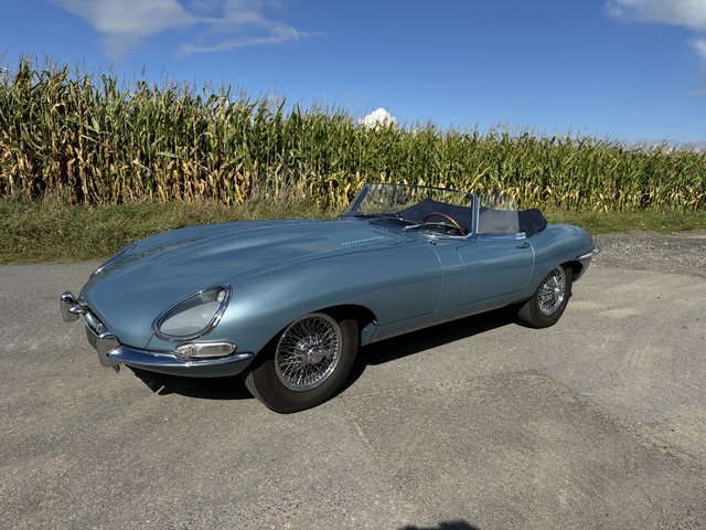 1961 Jaguar E-Type Roadster Serie I Flat Floor, Welded Louver Bonnet Oldtimer Kaufen | EZ 10/1961