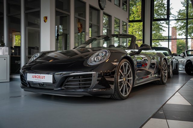 Porsche 991.2 4S Cabriolet APPROVED+BURMESTER+SPORTABGAS+LED+MWST+1.HAND Gebrauchtwagen Kaufen | EZ 07/2016 | Preis 117.991 €