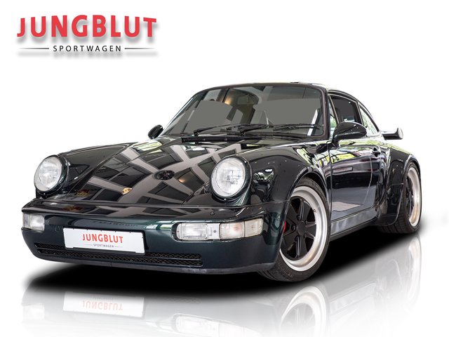 Porsche 964 911 3.3 Turbo Coupé+PTS Tannengrünmet.+Motorrevision Gebrauchtwagen Kaufen | EZ 05/1991