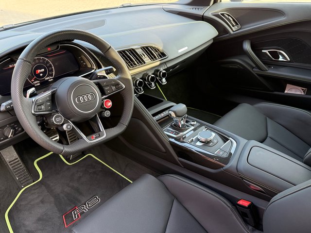 Audi R8 Coupe 5.2 FSI *1of1*-EXKLUSIVE*CARBON*FULL OPTION  RWD performance VERDE HERMES - bilder 10