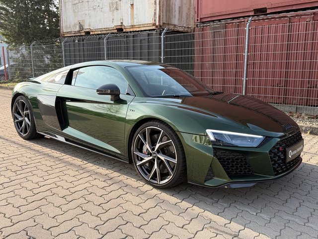 Audi R8 Coupe 5.2 FSI *1of1*-EXKLUSIVE*CARBON*FULL OPTION  RWD performance VERDE HERMES - photo 3