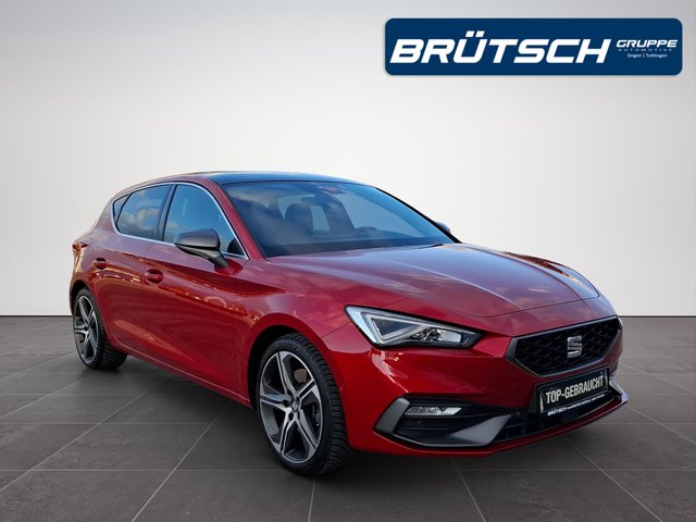 SEAT Leon FR 1.5 eTSI DSG / AHK / PANORAMA / VOLL-LED / NAVI / E-SITZE - bilder 1