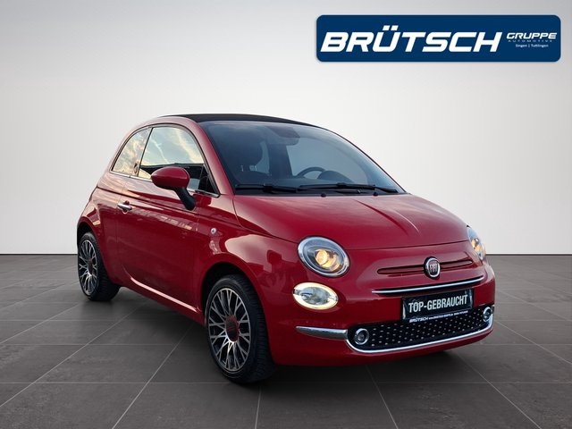 Fiat 500C 1.0 Cabrio Mild Hybrid Red KLIMA / NAVI / PDC / ALU - bilder 1