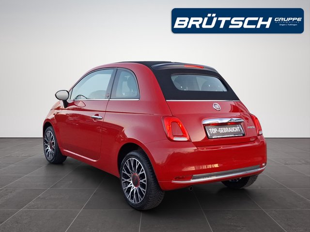 Fiat 500C 1.0 Cabrio Mild Hybrid Red KLIMA / NAVI / PDC / ALU - bilder 2