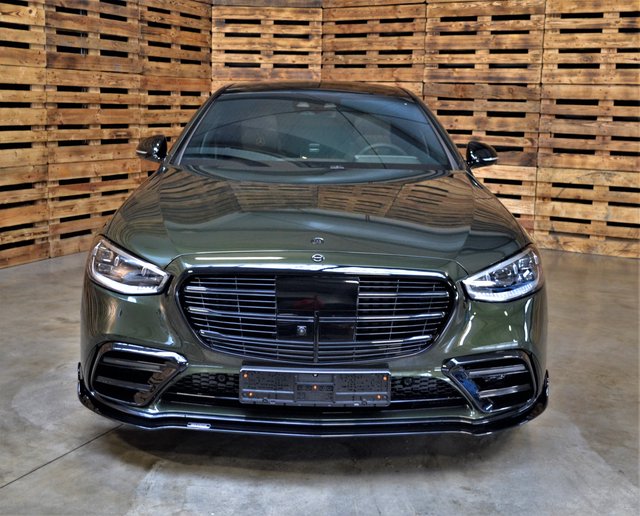 Mercedes-Benz S 580 4M Long BRABUS Olive/ Brown FULL , MANUFAKTUR, 4D BURMESTR, 360°, CHAUFFEUR Новое авто купить | Первая регистрация  | Цена 226.099 €