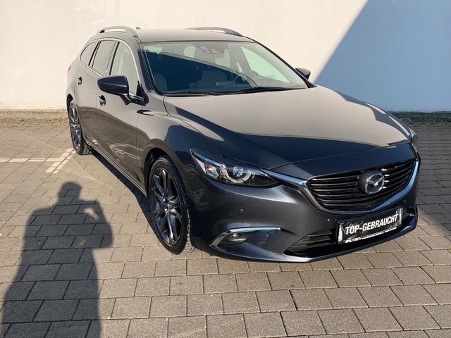 Mazda 6 Kombi 2.2 CD Sports-Line AUTOMATIK / NAVI / LED / AHK - bilder 1