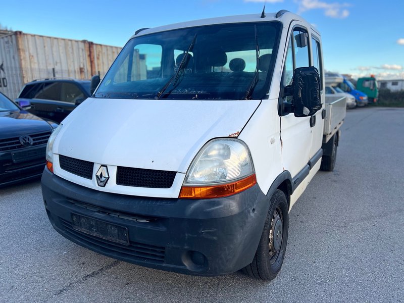 Renault Master II Phase 2 DoKa Pritsche TÜV 10/23 AHK Multi Motorschaden