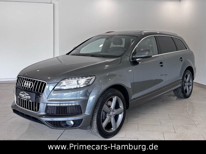 Audi Q7 3.0 TDI Quattro S-LINE|7-SITZE|PANO|AHK|STHZG