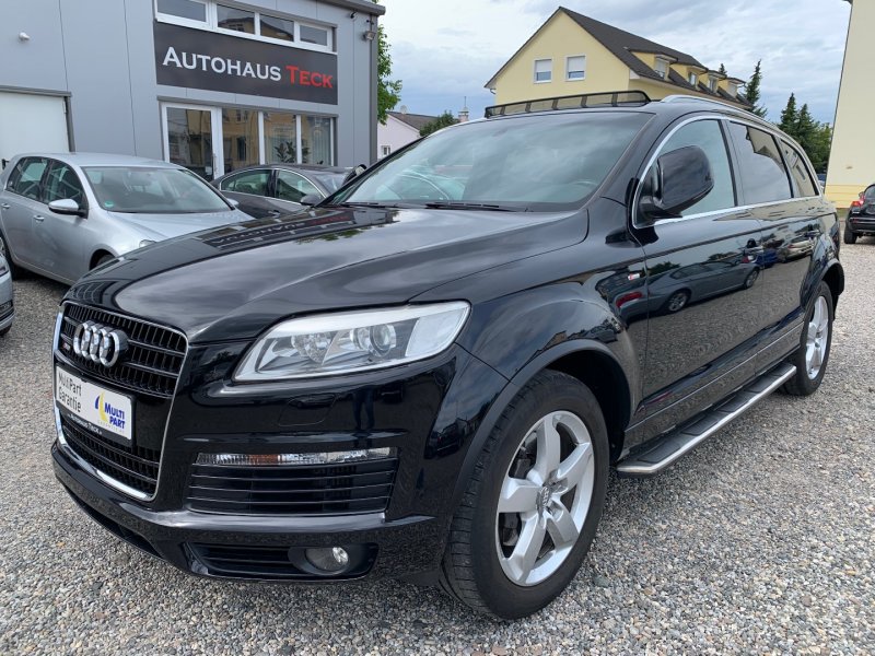 Audi Q7 3.0 TDI quattro S LINE PLUS+VOLL+PANORAMA TÜV 1/22 VOLL AUSSTATTUNG 7x SITZER DOPPEL-SD