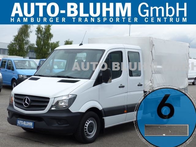 Mercedes-Benz Sprinter 314 CDI-EU6 Doka Plane MR + Klima + Navi + AHK + Standhzg