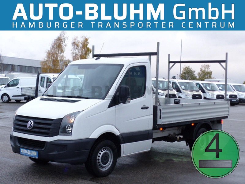 Volkswagen Crafter 35 TDI EK Pritsche MR + AHK + Leiterträger