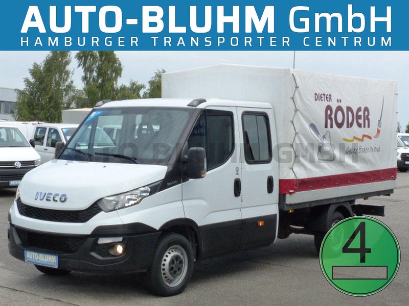 Iveco Daily 35 S 13 Doka Plane Maxi + AHK 3,5T 7-Sitze