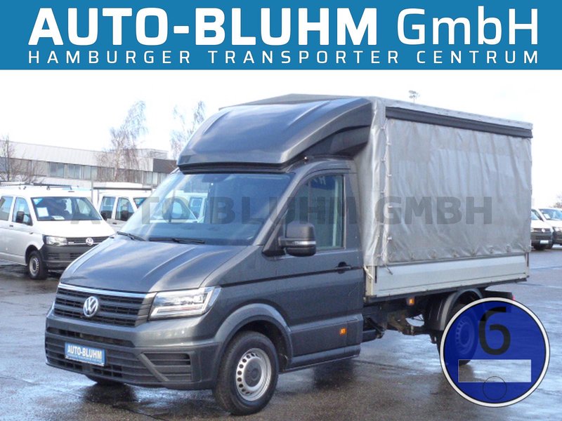 Volkswagen Crafter 35 TDI Pritsche Edscha-Plane 3-Sitze AC