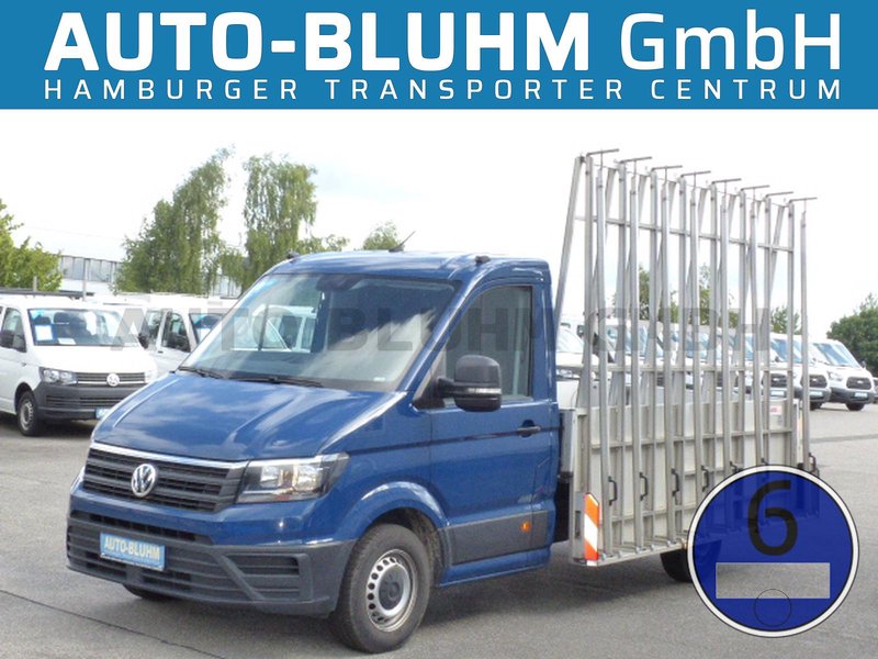 Volkswagen Crafter 35 TDI Pritsche MR + Glasreff AC 3-Sitze