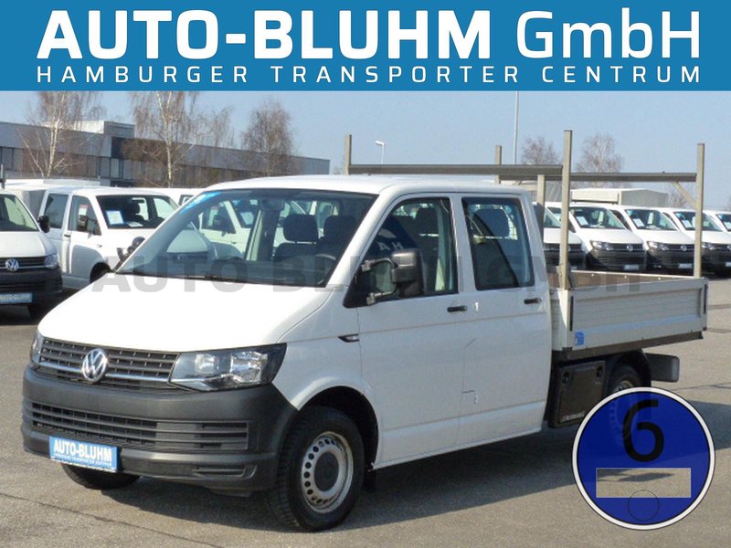 Volkswagen T6 2.0 TDI-SCR Doka + AC 6-Sitze Stdhzg 2-Kisten